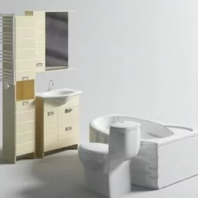 Family Bathroom V1 3d model