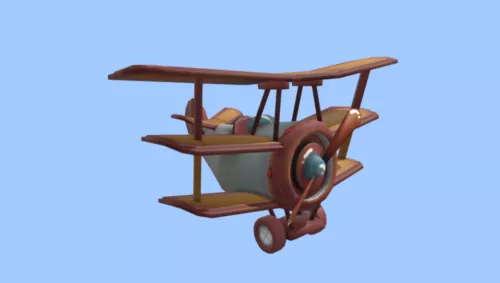 Grumman G-21 Plane 3d model