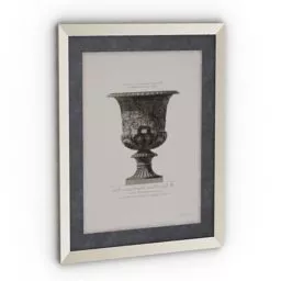 Picture Eichholtz decor 3d model Picture Eichholtz decor 3d model