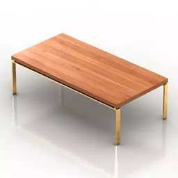 Rectangle Table Foster walterknoll 3d model Rectangle Table Foster walterknoll 3d model