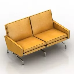 Sofa 2 seats 3d model Sofa 2 seats 3d model