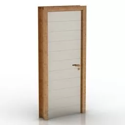 Door Wood Frame 3d model