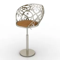 Chair bar decoration 3d model Chair bar decoration 3d model