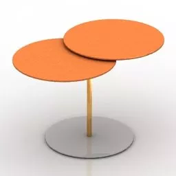 Round Table Double Eclipse 3d model Round Table Double Eclipse 3d model