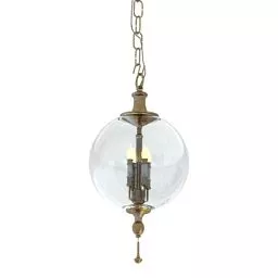 Luster Glass Globe Pendant 3d model