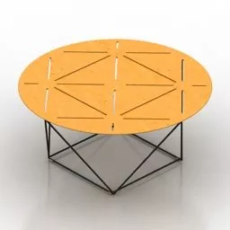 Round Coffee Table Joco 3d model Round Coffee Table Joco 3d model