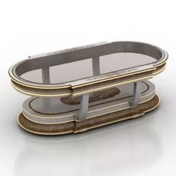 Coffee Table Praga Art 3d model