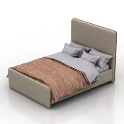 Single Bed V1 3d model