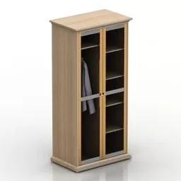 Wardrobe Reina 4 Doors 3d model