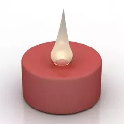 Led Candle Light 3d model