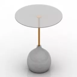 Modern Table Tonin Design 3d model