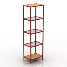 Rack Ikea Display Case 3d model