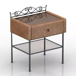 Nightstand Melvill Bedroom 3d model