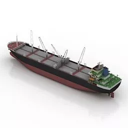 Low Poly Boat 3d model
