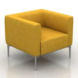 Armchair Jaan Modern Style 3d model Armchair Jaan Modern Style 3d model