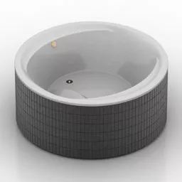 Round Bath Villeroy 3d model