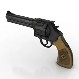 Luger Pistol Gun 3d model