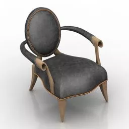 Home Armchair Classic Style 3d model