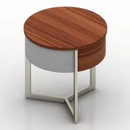Bedroom Nightstand Hcr 3d model
