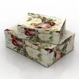 Boxes Stack 3d model