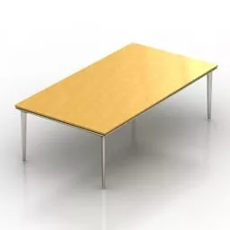 Office Rectangle Table Jaan 3d model Office Rectangle Table Jaan 3d model