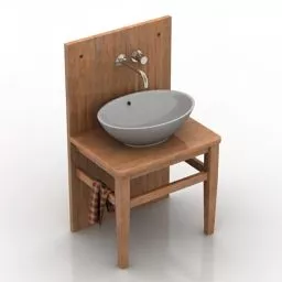 Sink Scandinavian Design 3d model