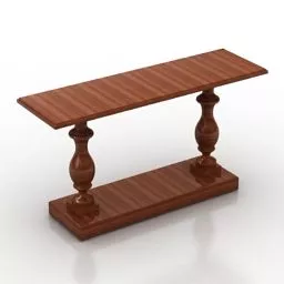 Classic Wood Console Dantone 3d model