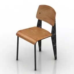 Chair Jean Prouve Design 3d model