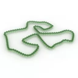 Beads Wire Decoration 3d model