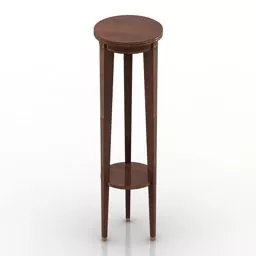 Console Desk Traditional Table 3d model