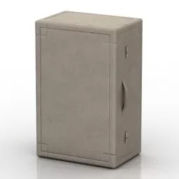 Showcase Cabinet Poltrona Design 3d model