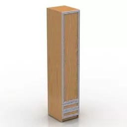 Locker Desk Table Shelves Childrens Bed” – Interior Collection 3d model