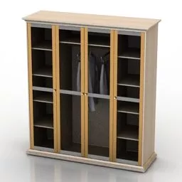 Wardrobe Furnishing 3d model