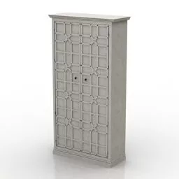 Locker For Bed Room 3d model