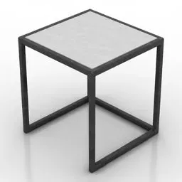Coffee Square Table Paso 3d model