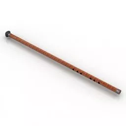 Ney Turkish Flute Instrument 3d model