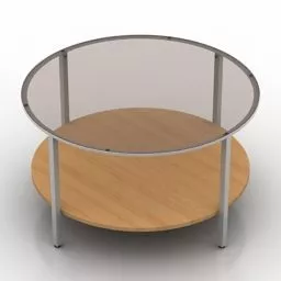 Round Table Ikea Vittsjo 3d model