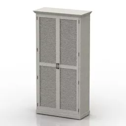 Wood Locker Wardrobe Dantone 3d model