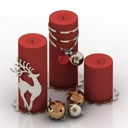 Christmas Tree With Gift Boxes 3d model