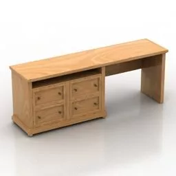Office Working Table Cls 3d model