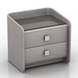 Hotel Nightstand Avesta 3d model