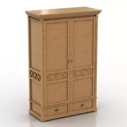 Wood Wardrobe Koventry 3d model