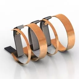 Golden Bracelet 3d model