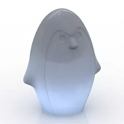 Lamp Led Bird Shape 3d model