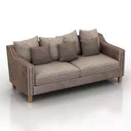 Retro Sofa Lion 3d model