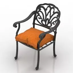 Iron Armchair San Marine 3d model