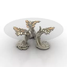 Round Glass Table Firmino 3d model