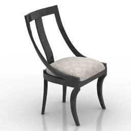 Lacquer Chair Italian Design 3d model