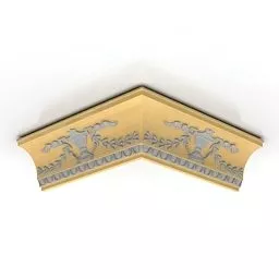 Cornice Corner Molding 3d model
