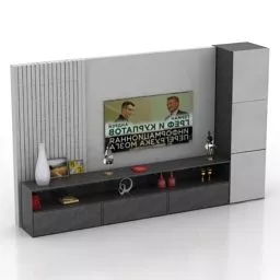 Apartment Tv Stand 3d model